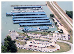 Aerial view Lake Joe Pool